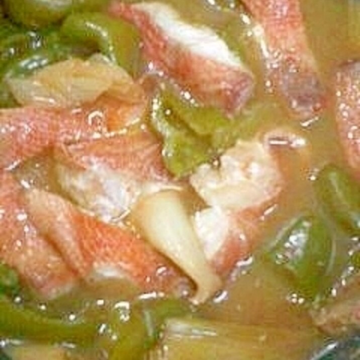 赤魚とピーマンのコチュジャン煮
